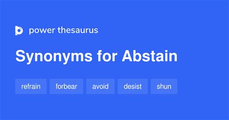 abstain synonym|Abstain synonyms